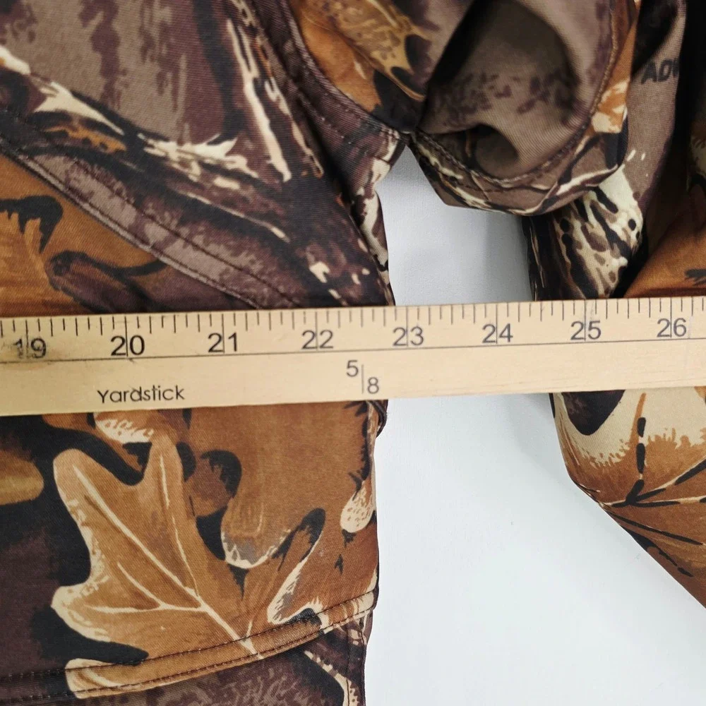 Woolrich Advantage Camo Gore-Tex Hunting Jacket Mens M Hooded Waterproof Brown